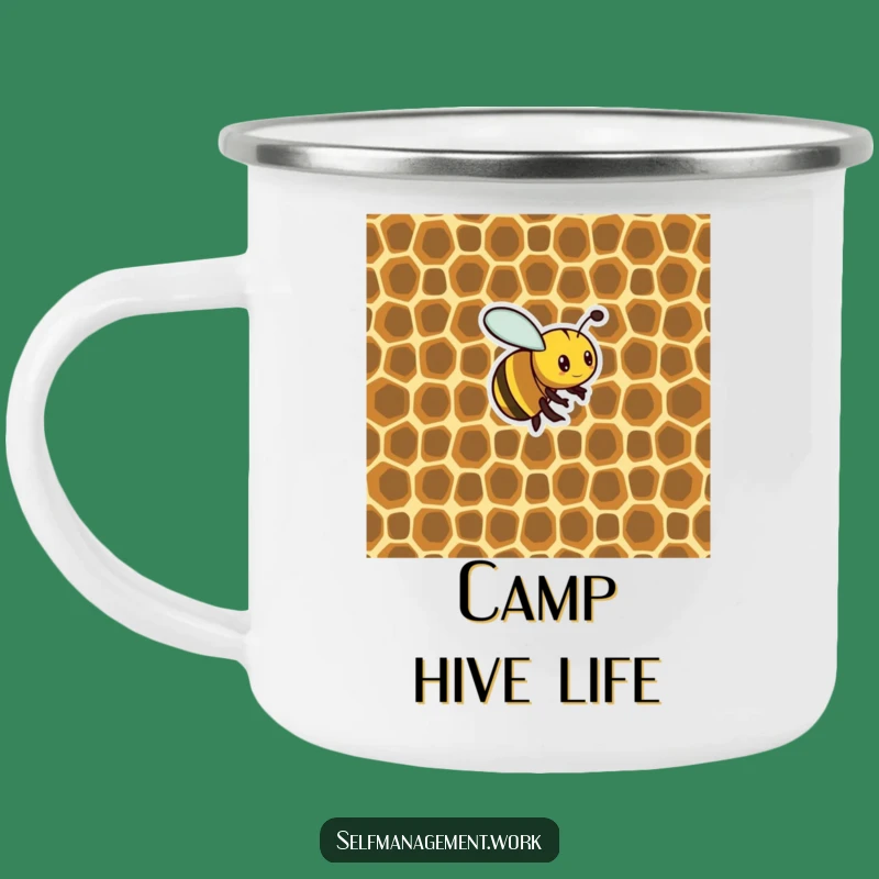 Funny Bee Camp Mug: Organized Honeycomb Creator, Great Funny Gift