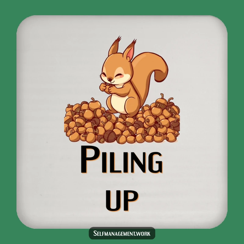 Funny Squirrel Desk Coaster: Hilarious Protection for Your Surfaces