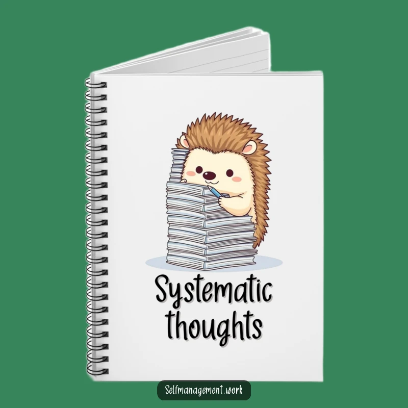 Funny Hedgehog Productivity Notebook: Hilarious Journal for Detailed Plans